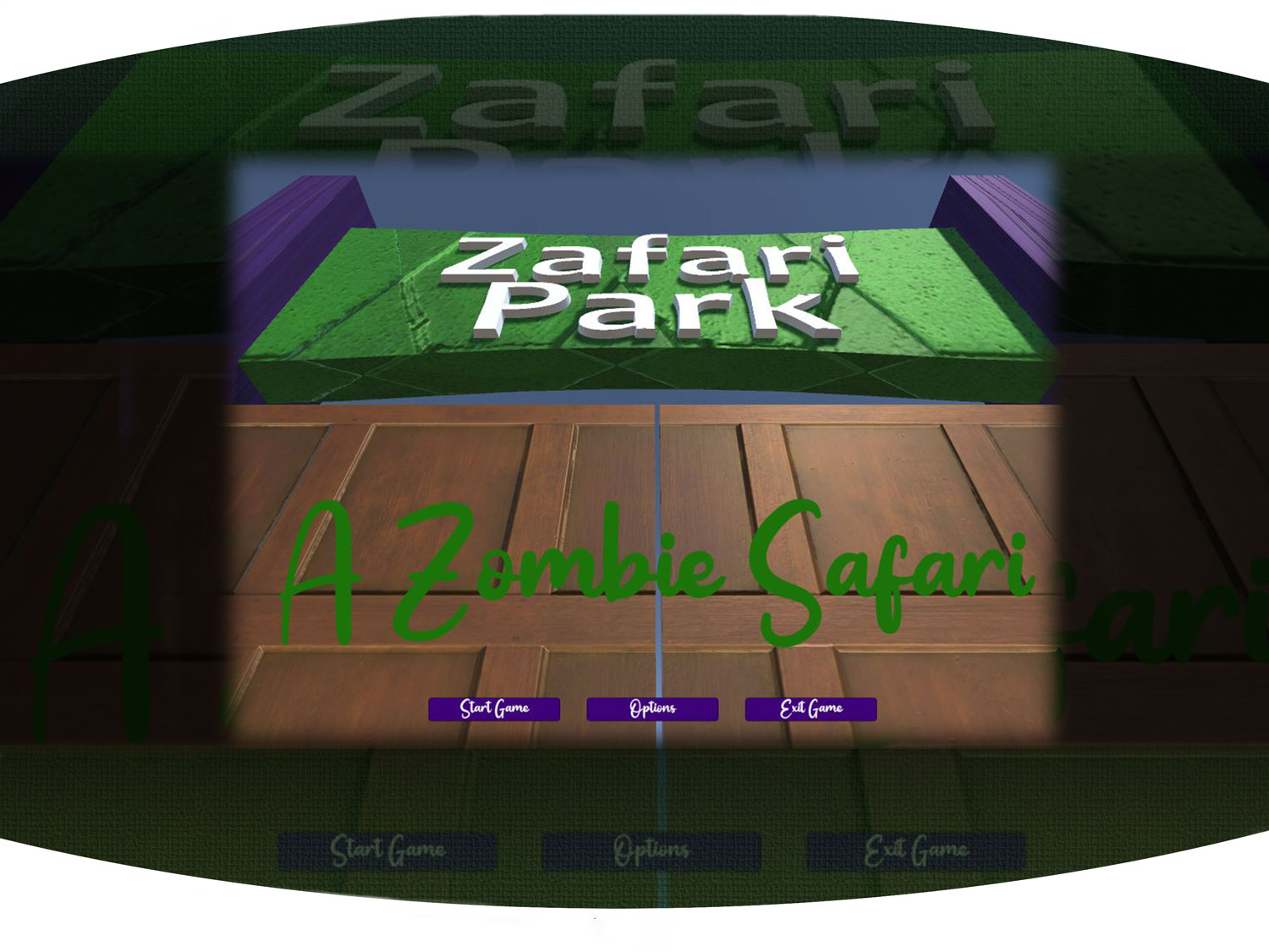 PC Game Zafari park mainmenu