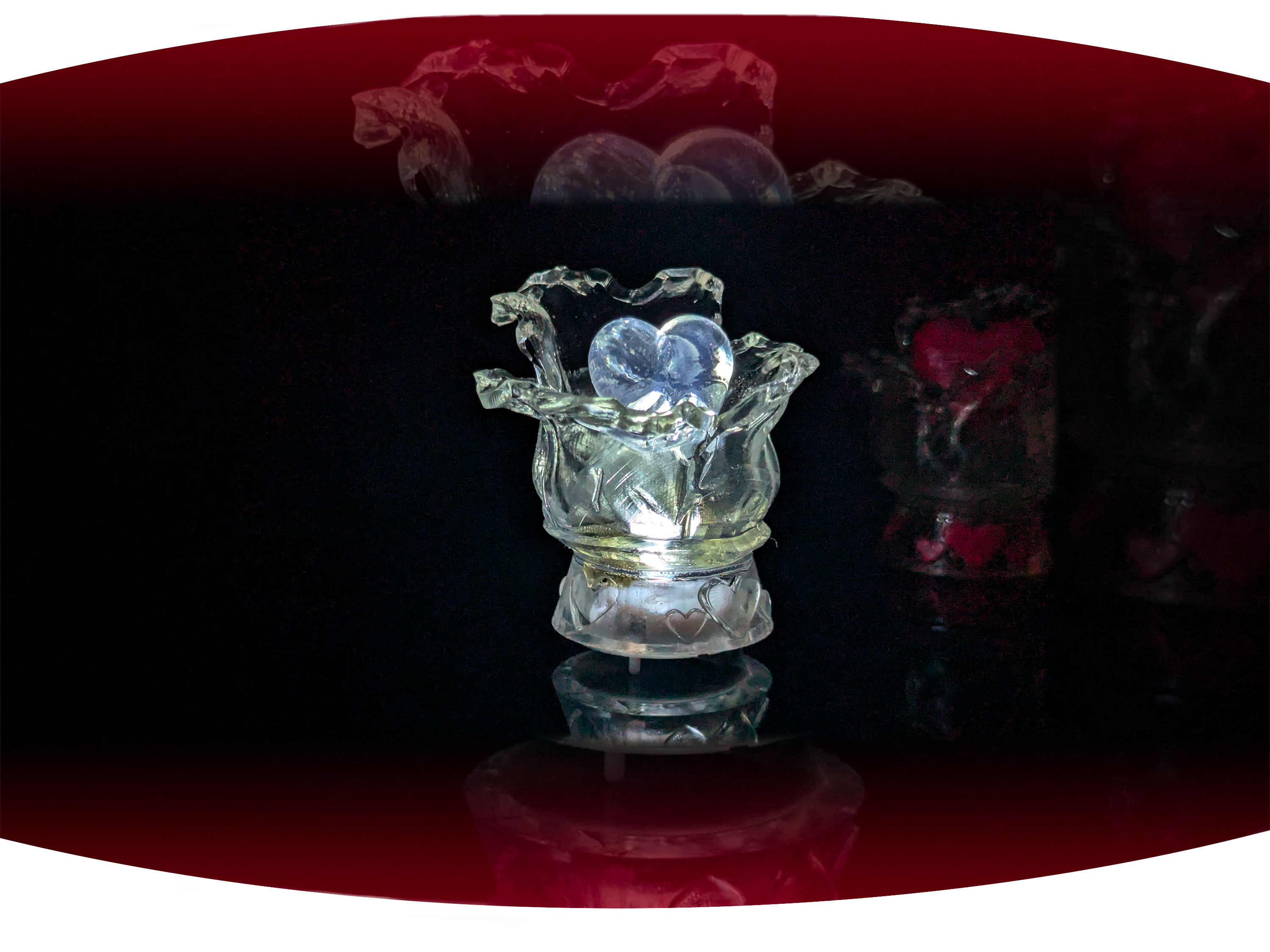 White screen printed  t-shirt with the black text Bywater with red stamp across it that says gentrified