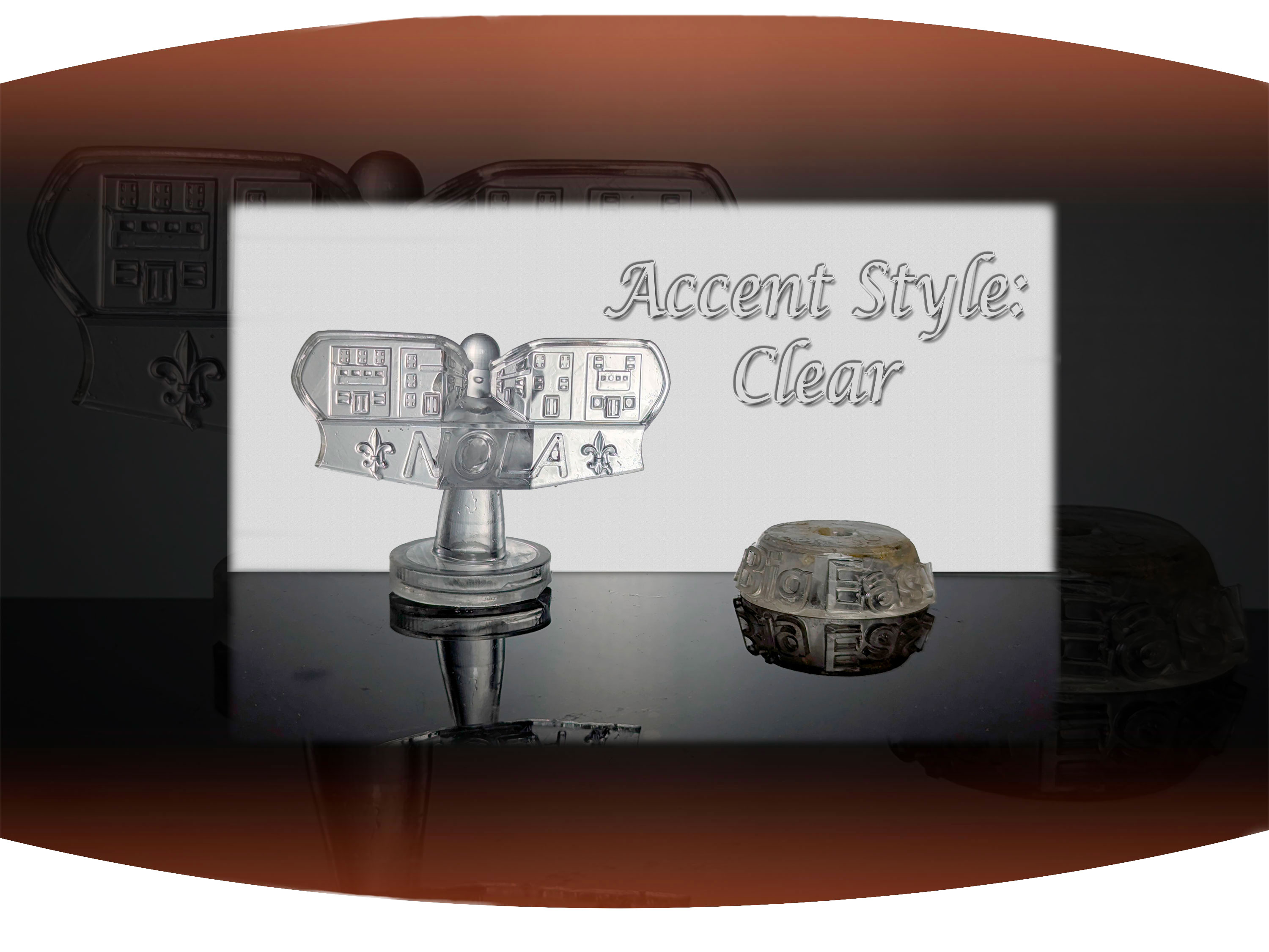 Close up of white screen printed  t-shirt with the black text Bywater with red stamp across it that says gentrified