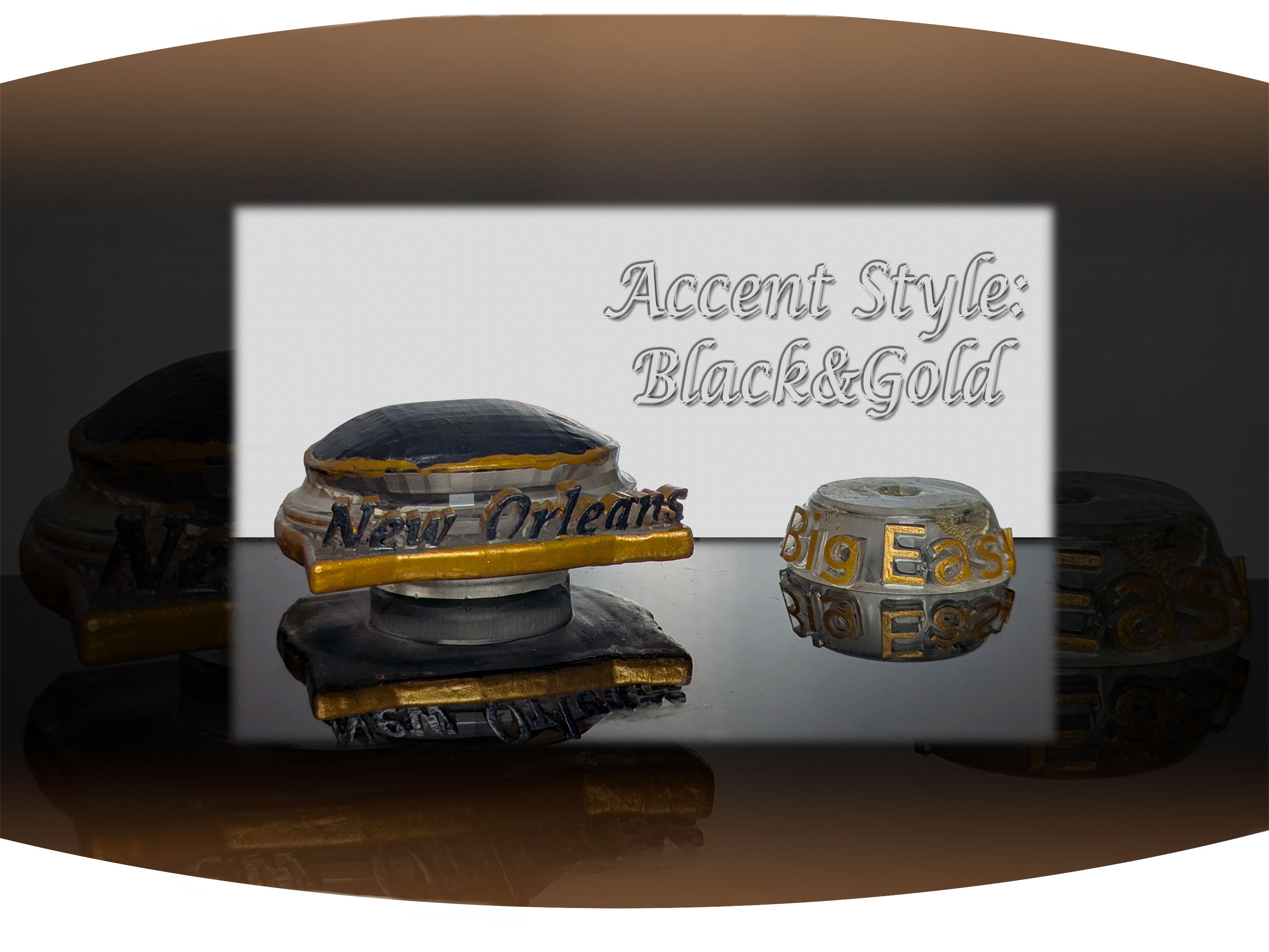 White screen printed  t-shirt with the black text Bywater with red stamp across it that says gentrified